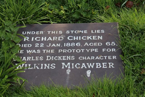Richard Chicken Headstone